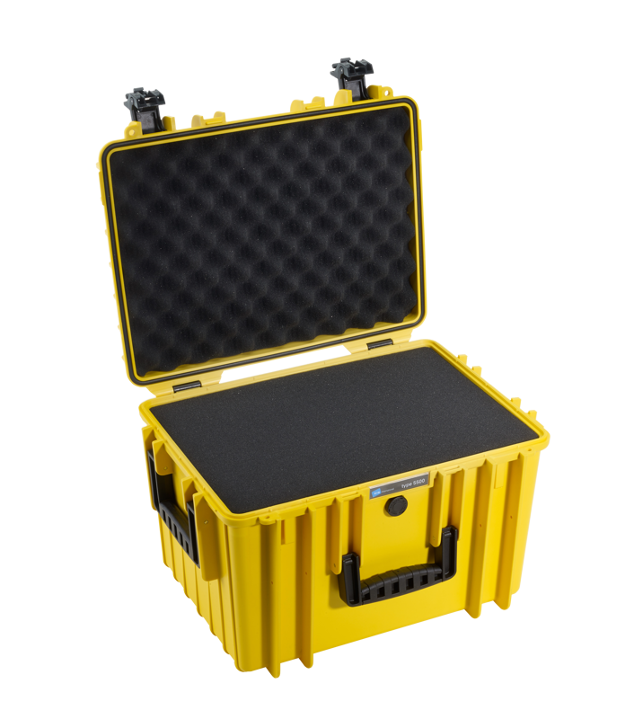 B&W Outdoor Cases Type 5500 Gul (m. skumplast) - 6