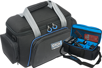 Orca OR-504 Classic Shoulder Bag X-Small // Kit with free OR-128 Universial Accessories Medium Case