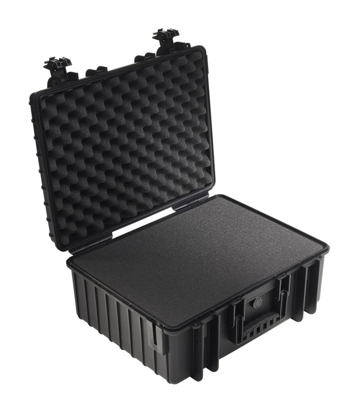 B&W Outdoor Cases Type 6000 Svart (m. skumplast) – för filmskapare - 6