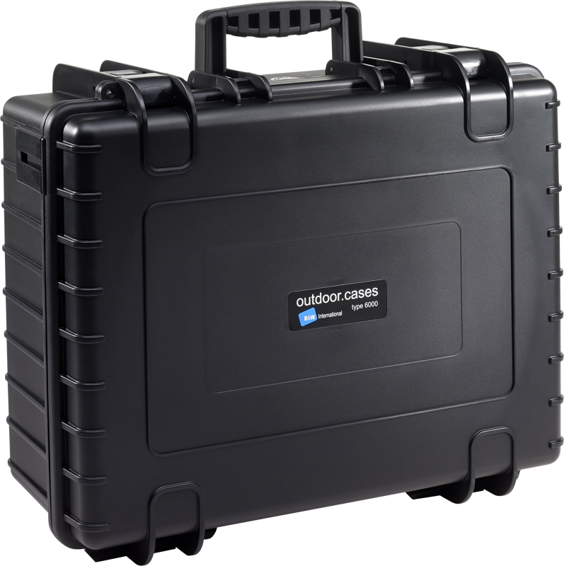 B&W Outdoor Cases Type 6000 Svart (m. skumplast) – för filmskapare - 2