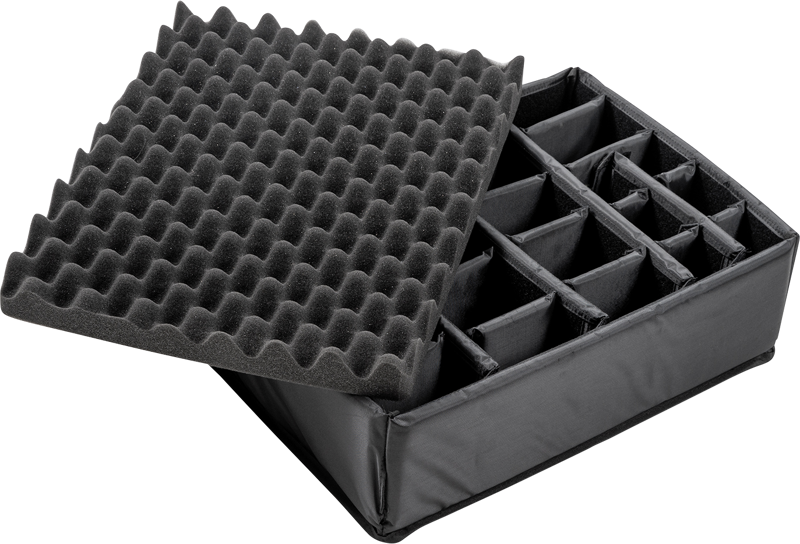 B&W Outdoor Cases Type 6000 Svart (m. avdelare) - 3