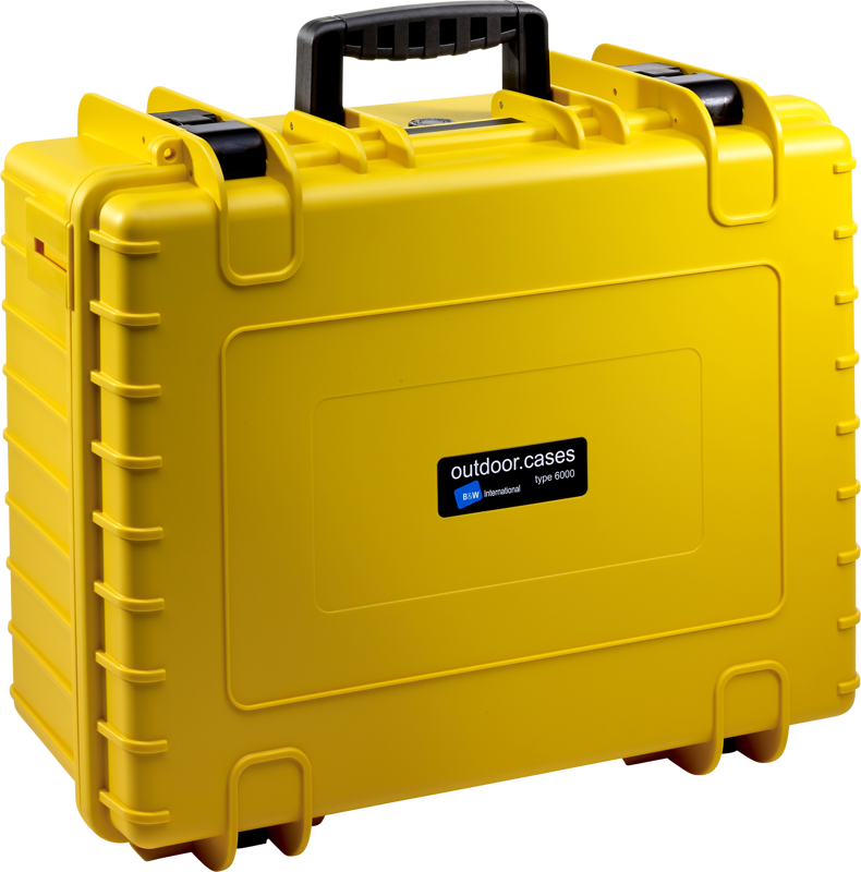 B&W Outdoor Cases Type 6000 Gul (m. skumplast) - 7