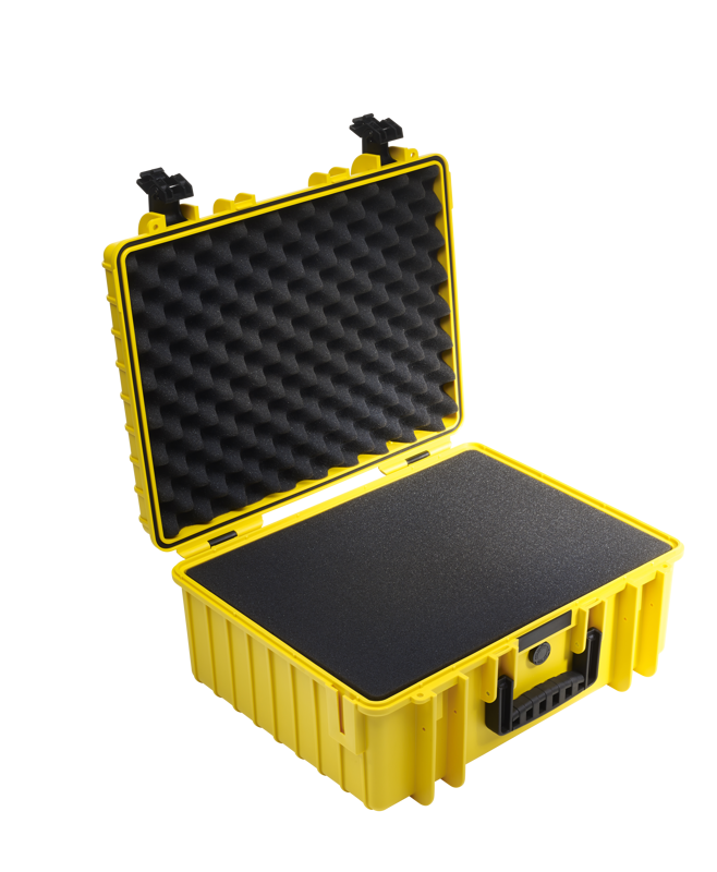 B&W Outdoor Cases Type 6000 Gul (m. skumplast) - 5