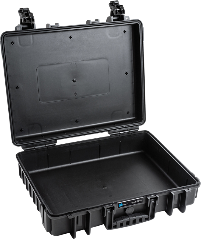 B&W Outdoor Cases Type 6040 Svart (utan inredning) - 3