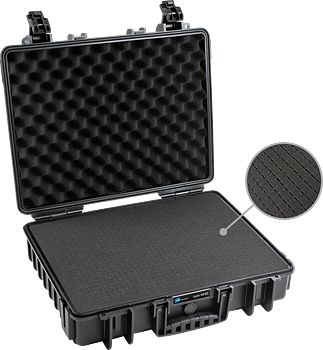 B&W Outdoor Cases Type 6040 Svart (m. skumplast)