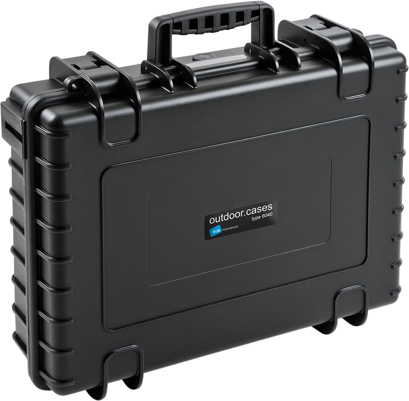 B&W Outdoor Cases Type 6040 Svart (m. skumplast) - 7
