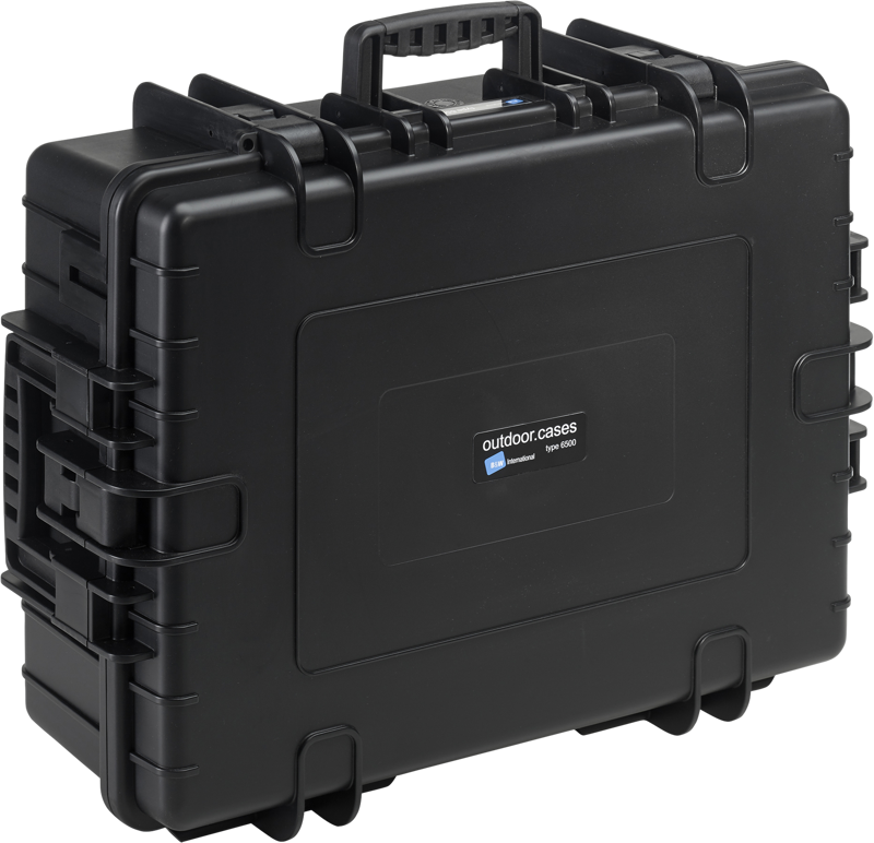 B&W Outdoor Cases Type 6500 Svart (m. skumplast) - 2