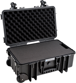 B&W Outdoor Cases Type 6600 Svart (m. skumplast)