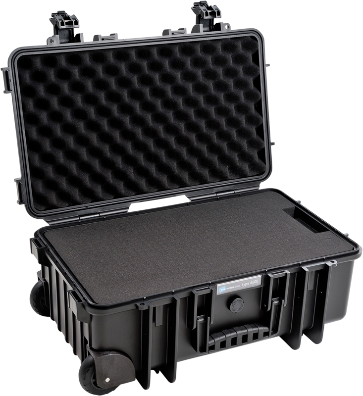B&W Outdoor Cases Type 6600 Svart (m. skumplast) – för filmskapare - 9