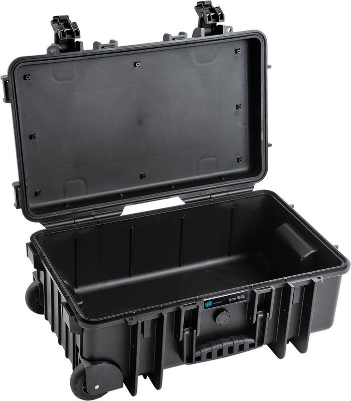 B&W Outdoor Cases Type 6600 Svart (m. avdelare) – för filmskapare - 11