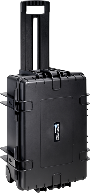 B&W Outdoor Cases Type 6700 Svart (m. avdelare) - 2