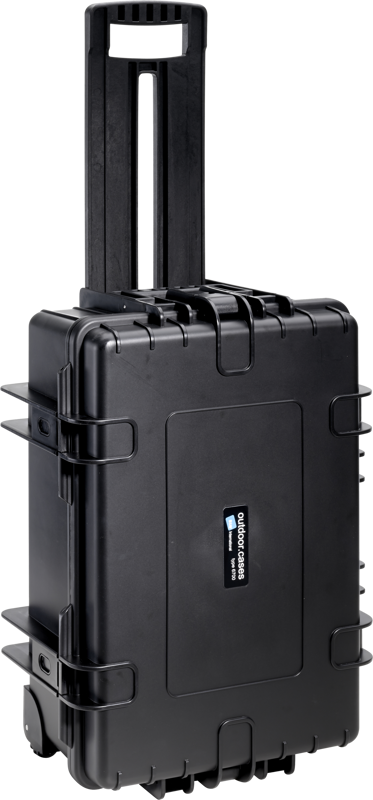 B&W Outdoor Cases Type 6700 Svart (m. avdelare) - 6