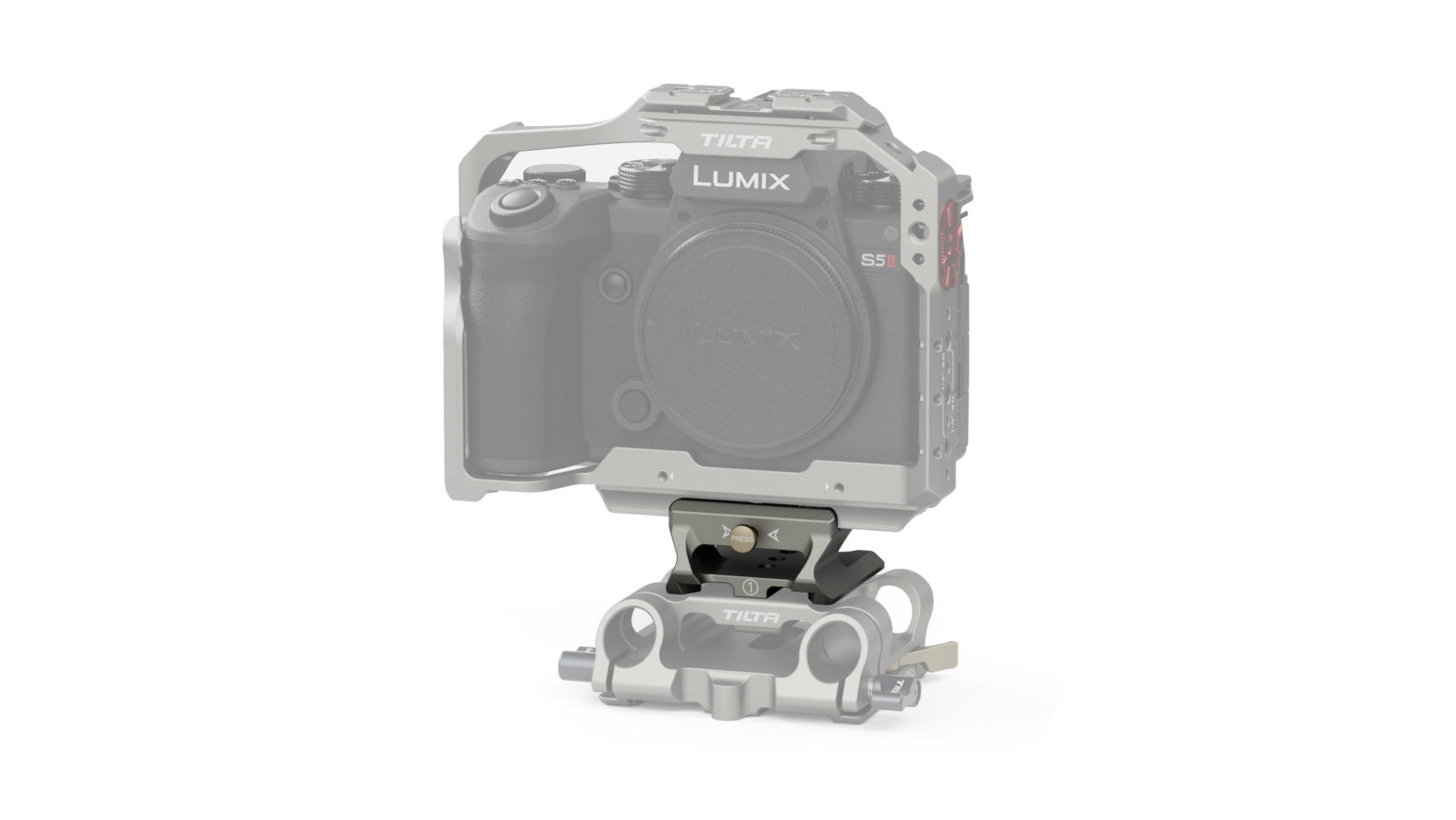 Tilta LWS Baseplate Adapter Type I - Titanium Gray - 5