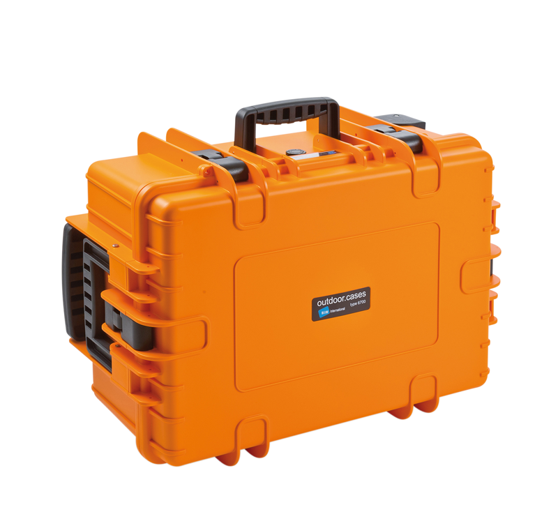 B&W Outdoor Cases Type 6700 Orange (utan inredning – för filmskapare - 4