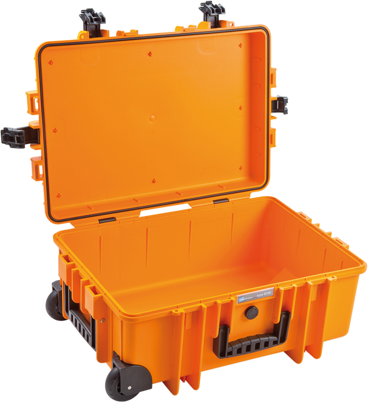 B&W Outdoor Cases Type 6700 Orange (utan inredning – för filmskapare - 3