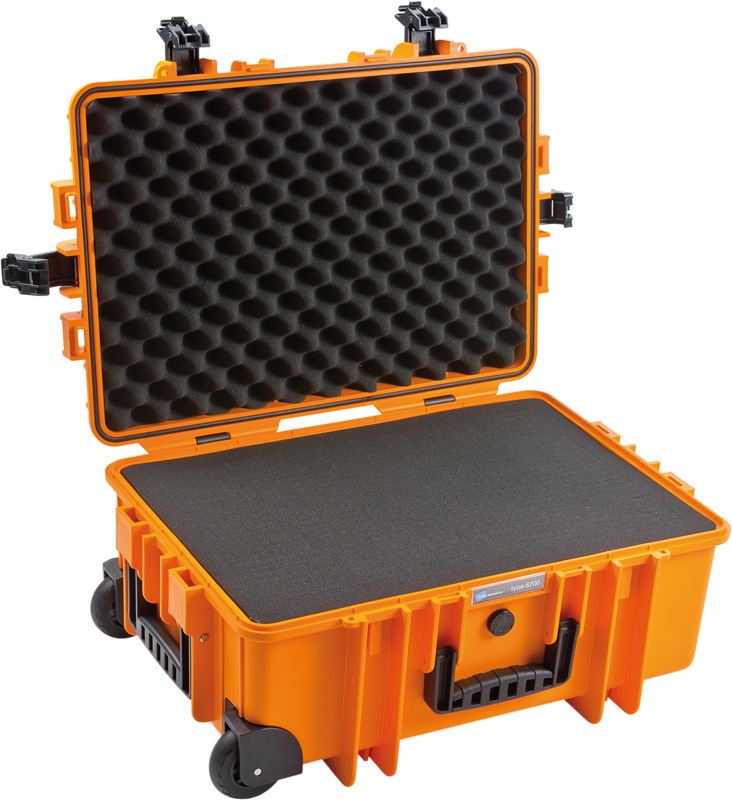 B&W Outdoor Cases Type 6700 Orange (m. skumplast) - 4