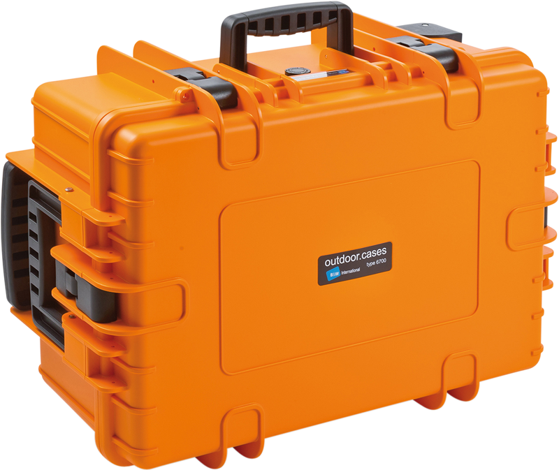 B&W Outdoor Cases Type 6700 Orange (m. skumplast) - 6
