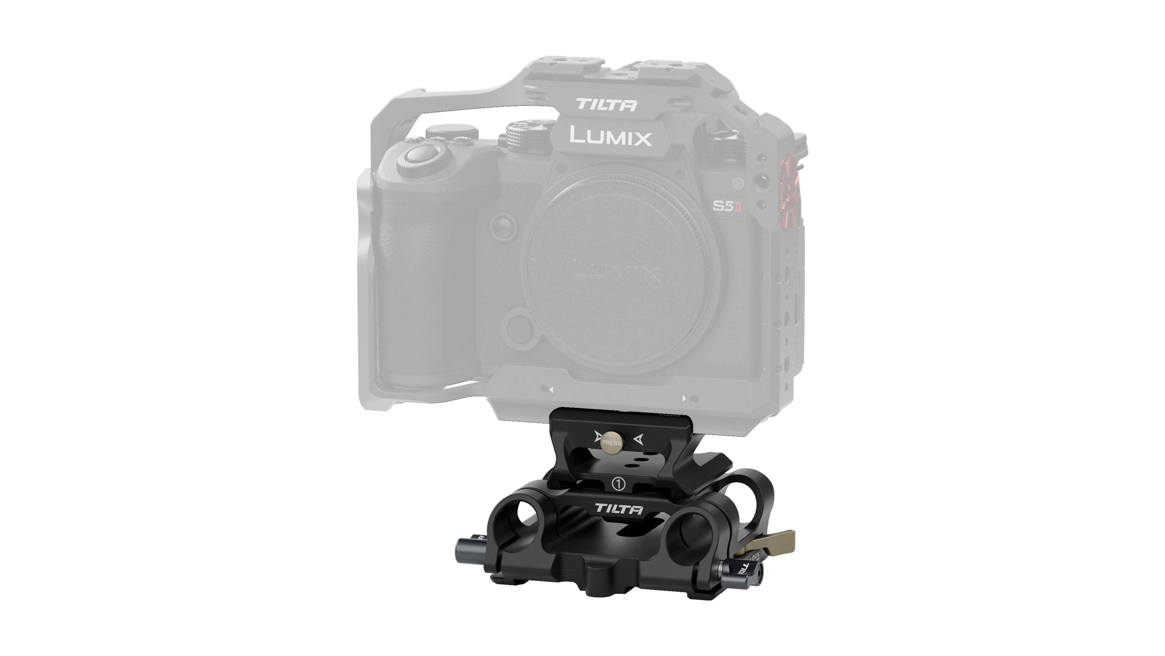 Tilta Modular 15mm LWS Baseplate Type I - Titanium Gray - 3