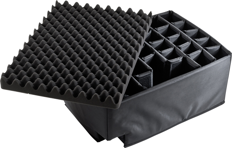 B&W Outdoor Cases Type 6800 Svart (m. avdelare) - 3