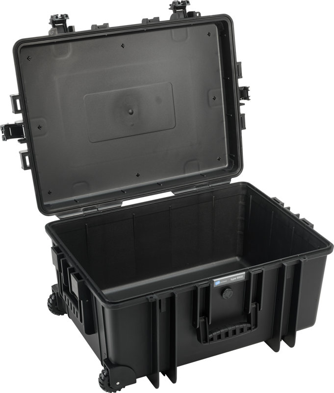 B&W Outdoor Cases Type 6800 Svart (m. avdelare) - 5