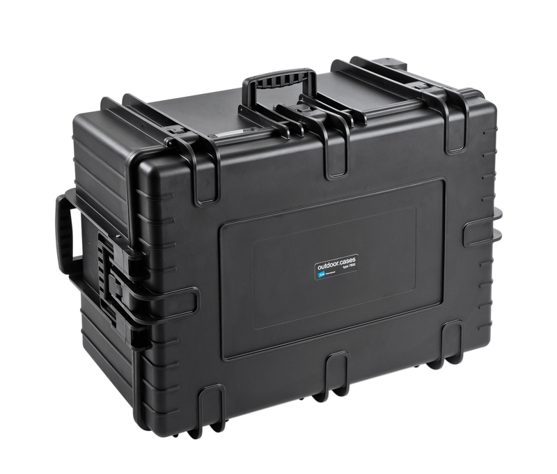 B&W Outdoor Cases Type 7800 Svart (utan inredning) - 2