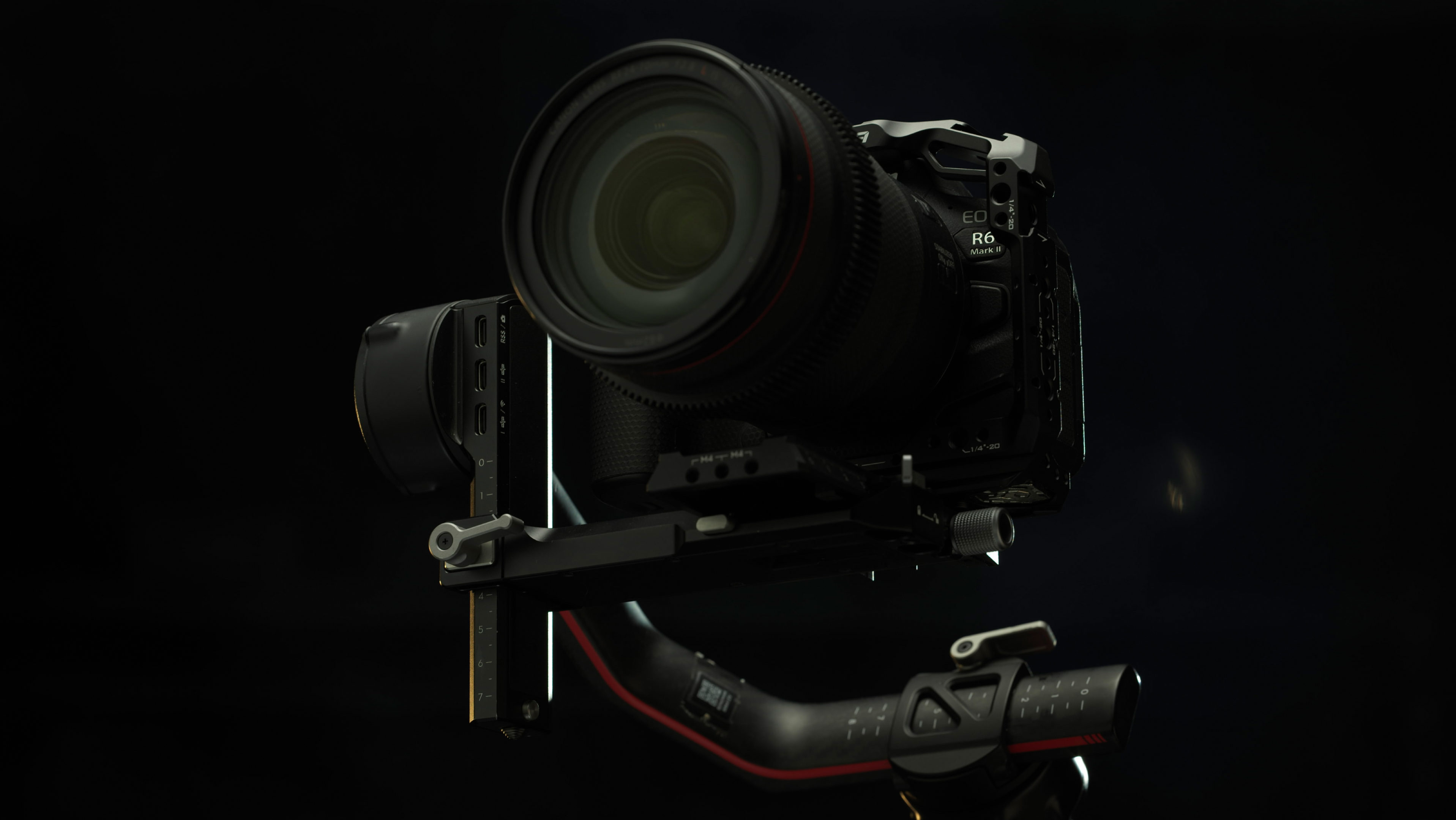 Tilta Half Camera Cage for Canon R6 Mark II - Titanium Gray - 12