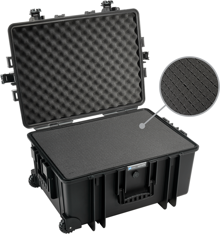 B&W Outdoor Cases BW Outdoor Cases Pre-Cut Foam /SI for type 6800