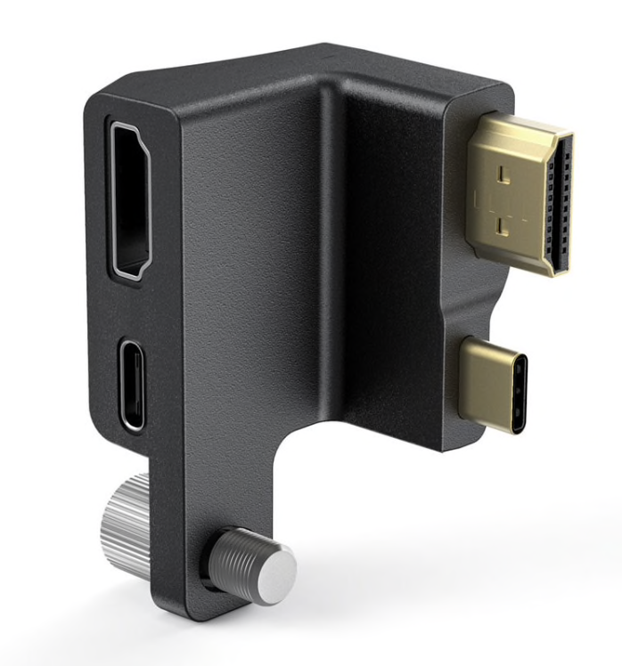  SmallRig HDMI & Type-C Right-Angle Adapter for BMPCC 4K  Camera Cage AAA2700   - 2