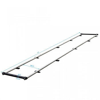 PROAIM 12ft Straight Long Aluminium Track (32mm dia) 
