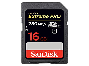 Sandisk Memorycard SD 16GB Extreme Pro UHS-II SDHC 280/250MB/s