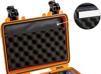 B&W Outdoor Cases BW Outdoor Cases LP Lid pocket /LP for type 6600