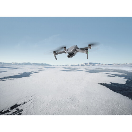 Dji Mavic Flying Dji Spark In Snow Dji Mavic Flying A Drone In