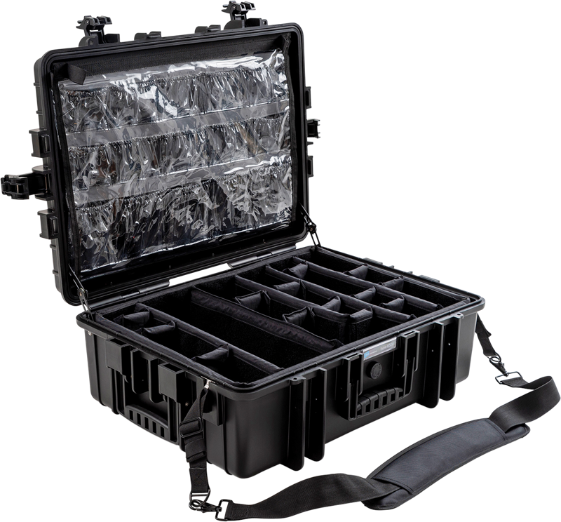 B&W Outdoor Cases BW Outdoor Cases Type 6500 for Medical Emergency Kit, black