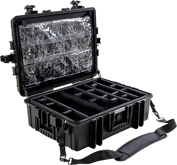 B&W Outdoor Cases BW Outdoor Cases Type 6500 for Medical Emergency Kit, black