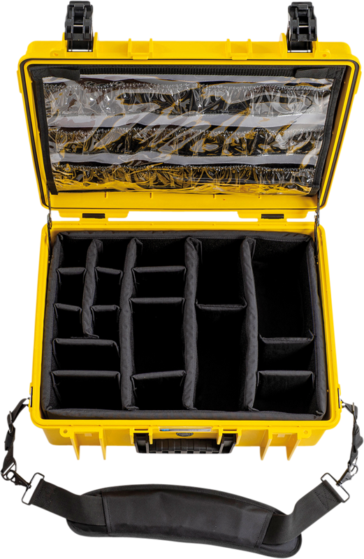 B&W Outdoor Cases BW Outdoor Cases Type 6000 for Medical Emergency Kit, yellow - 7
