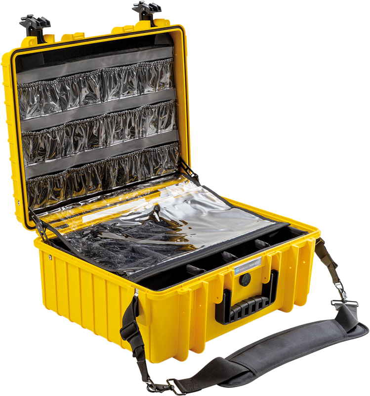 B&W Outdoor Cases BW Outdoor Cases Type 6000 for Medical Emergency Kit, yellow - 2