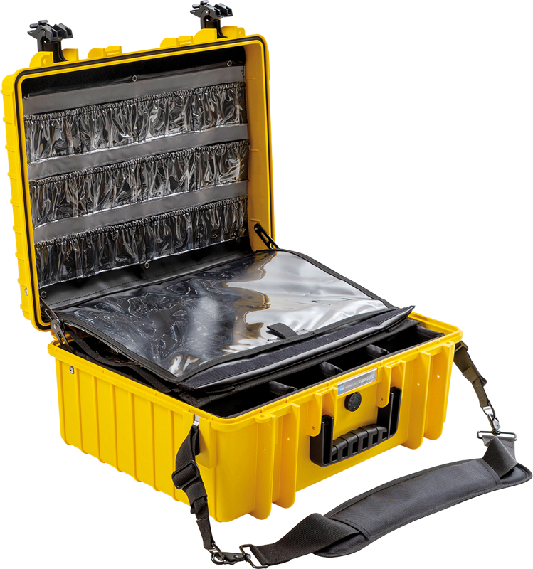 B&W Outdoor Cases BW Outdoor Cases Type 6000 for Medical Emergency Kit, yellow - 4