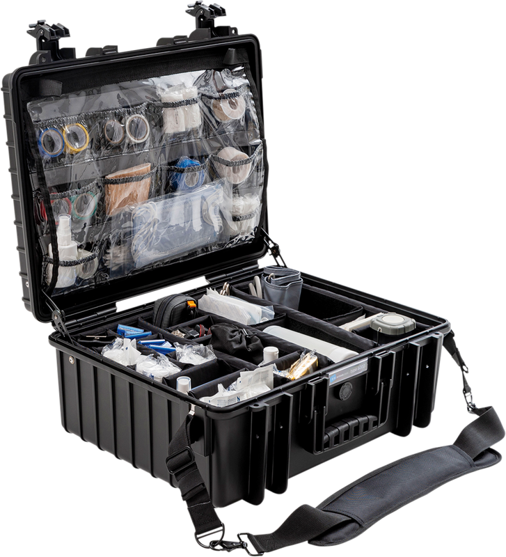 B&W Outdoor Cases BW Outdoor Cases Type 6000 for Medical Emergency Kit, black - 12