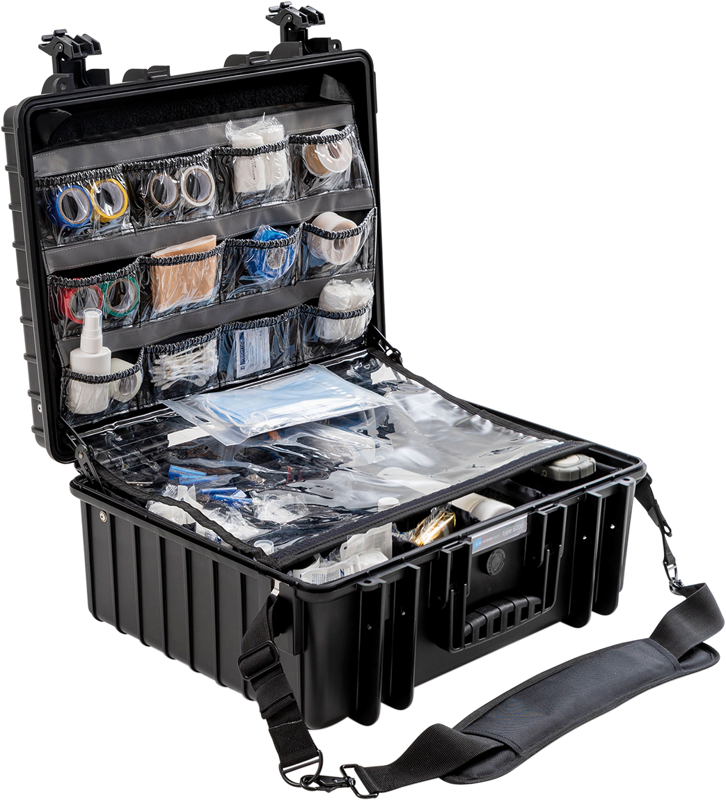 B&W Outdoor Cases BW Outdoor Cases Type 6000 for Medical Emergency Kit, black - 2
