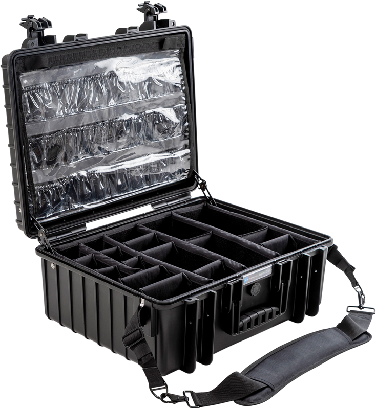 B&W Outdoor Cases BW Outdoor Cases Type 6000 for Medical Emergency Kit, black - 13