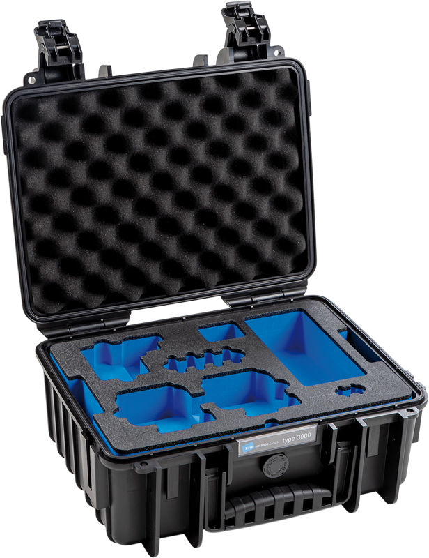 B&W Outdoor Cases BW Outdoor Case Type 3000 for 2 GoPro Hero 8, waterproof, black - 6