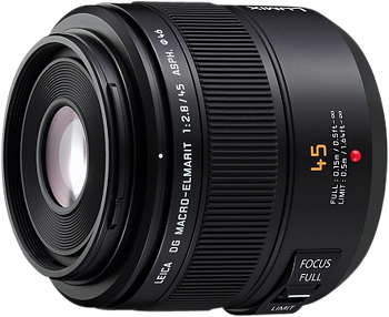 Panasonic Lens G 45mm f/2.8 Leica DG Macro Elmarit