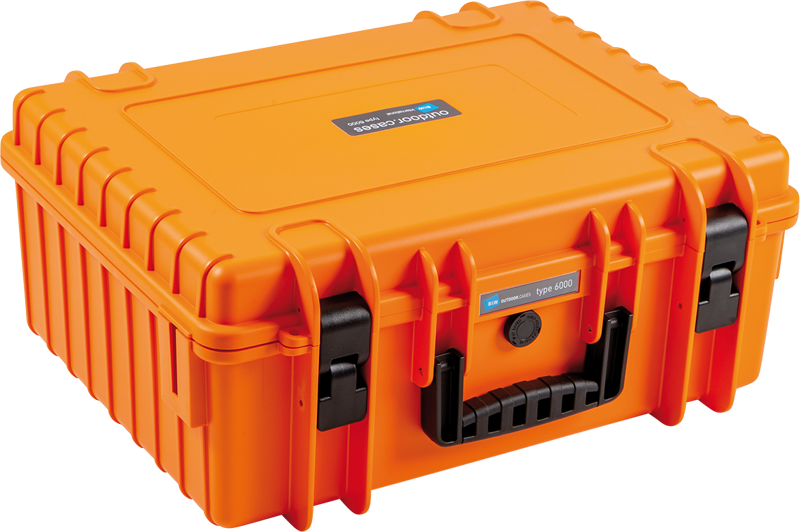 B&W Outdoor Cases BW Outdoor Case Type 6000, empty, Orange – för filmskapare - 5