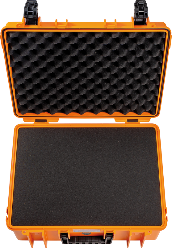 B&W Outdoor Cases BW Outdoor Case Type 6000 with pre-cut foam (SI) Orange - 2