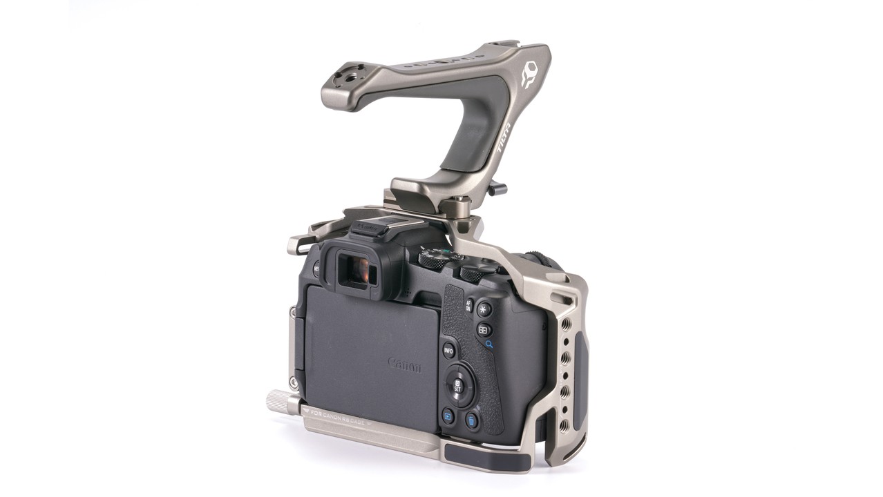 Tilta Camera Cage for Canon R8 Lightweight Kit - Titanium Gray - 5