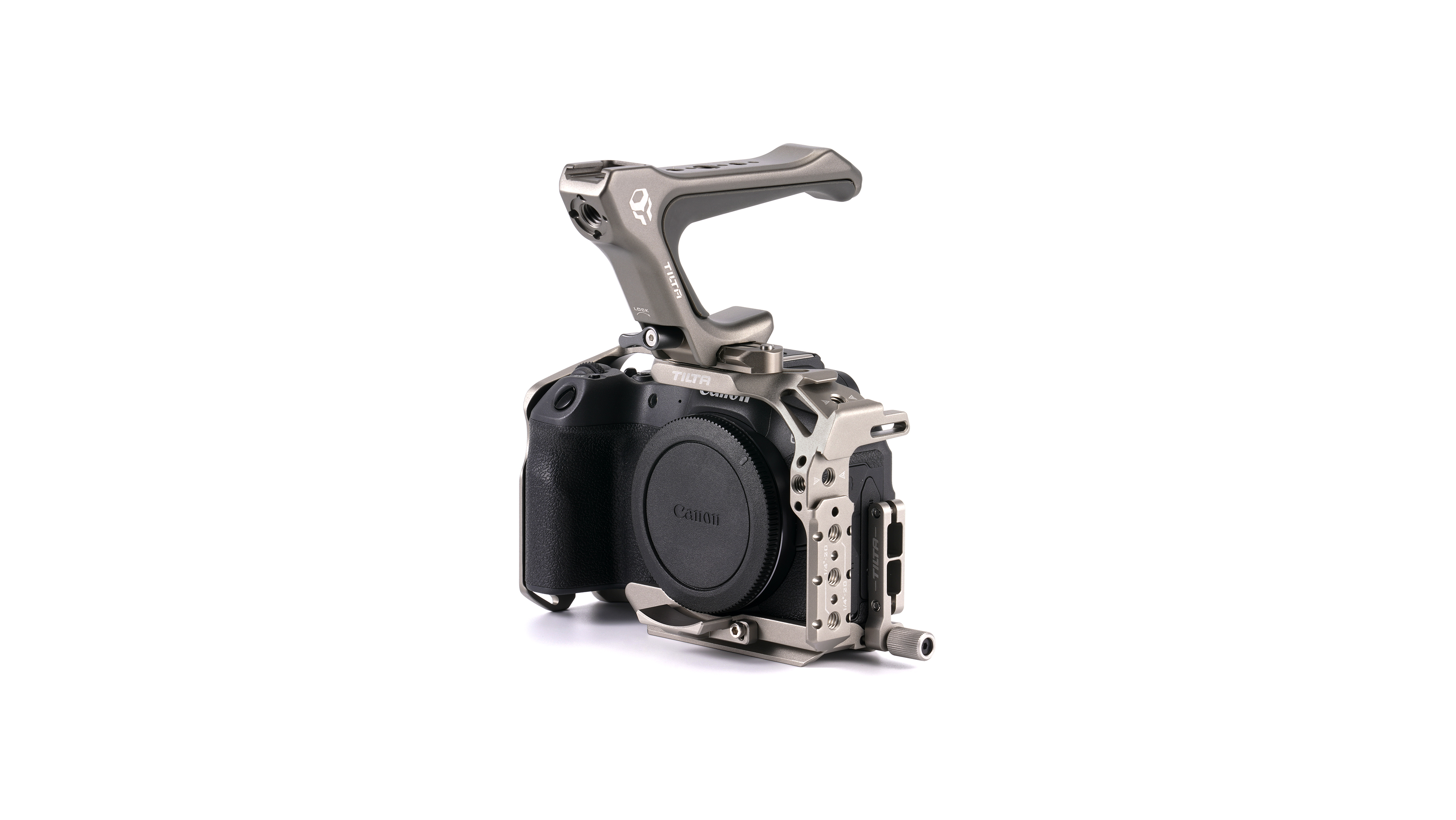 Tilta Camera Cage for Canon R8 Lightweight Kit - Titanium Gray - 3