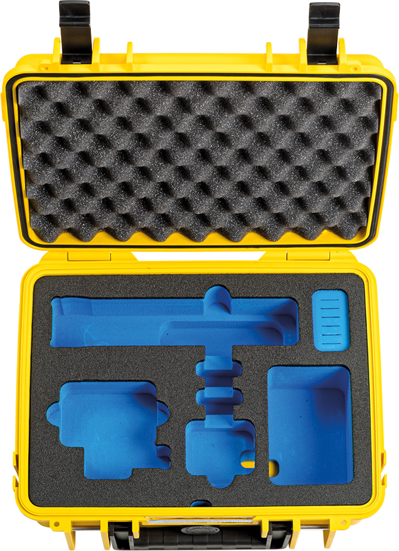 B&W Outdoor Cases BW Outdoor Case Type 1000 for GoPro Hero 12 (fits even GoPro Hero 9/10/11), Yellow - 5