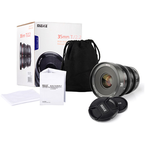 MEIKE 35mm T2.2 Manual Focus Cinema Prime Lens (MFT Mount)  - 4