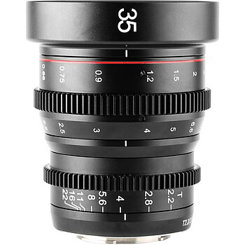 MEIKE 35mm T2.2 Manual Focus Cinema Prime Lins (MFT Mount) 