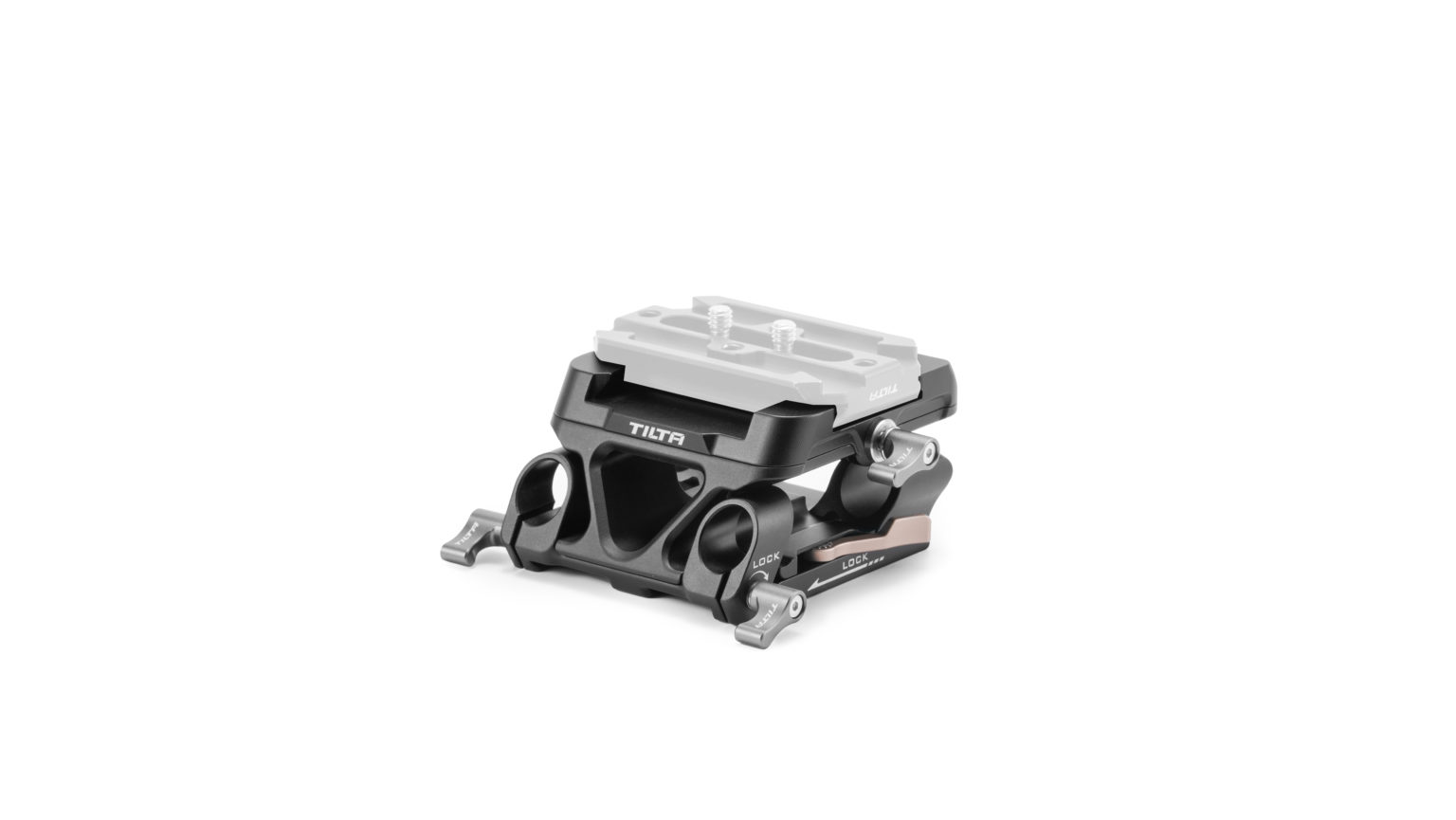 Tilta 15mm LWS Arca Manfrotto Dual Baseplate - Black - 4